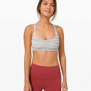lululemon athletica Women's Grey  Sports Bra